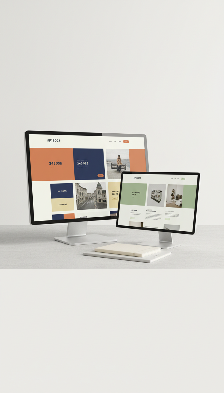 Boutique brand showcase website template
